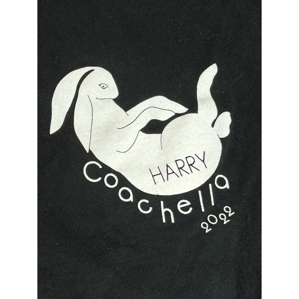 Harry Styles  Women's S Coachella 2022 Bunny Rabbit Graphic Tee‎ Shirt